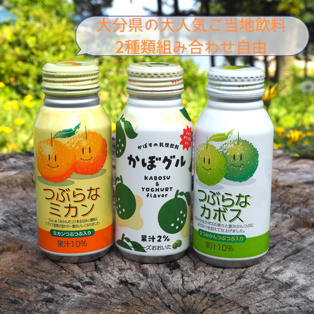 えらべる2種類の組み合わせ/大人気ジュース各190g×30本×2ケース※つぶら